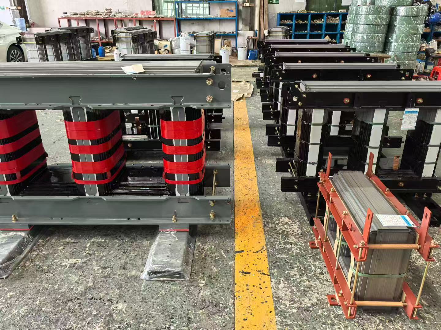 Transformer core electrical steel support